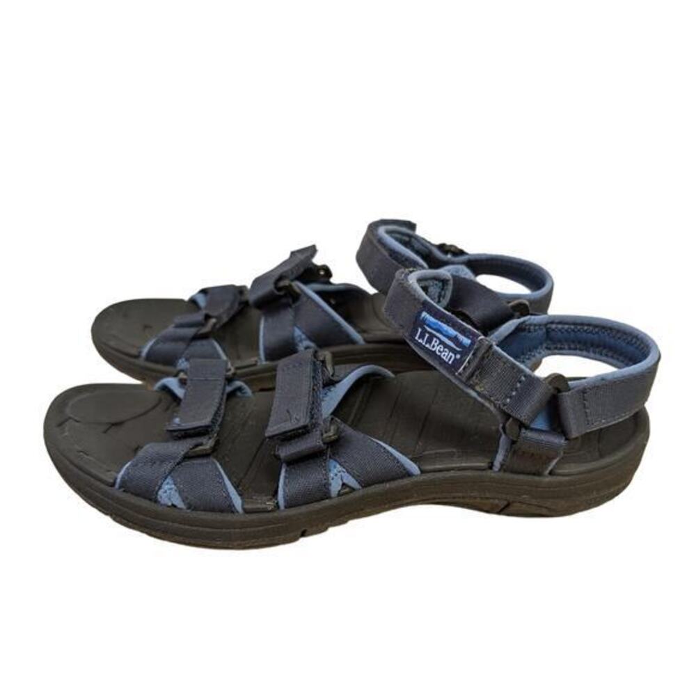 L.L. Bean Kids Katahdin Sandals‎ Outdoor Hiking Comfort Active Blue Size